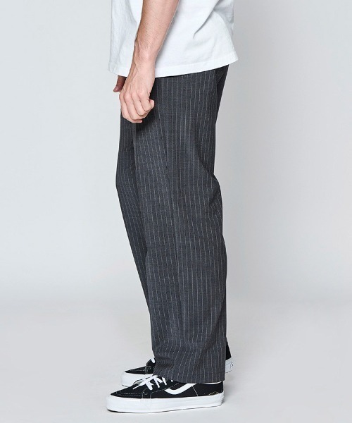 ACANTHUS（アカンサス）の「mp15424- Stripe Tropical Wool Pants ウールストライプパンツ(PT2701)（その他パンツ・メンズ・チャコール/ブラック・XL/L/M/S）」の9枚目の写真