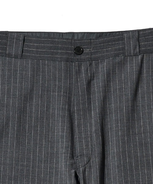 ACANTHUS（アカンサス）の「mp15424- Stripe Tropical Wool Pants ウールストライプパンツ(PT2701)（その他パンツ・メンズ・チャコール/ブラック・XL/L/M/S）」の18枚目の写真