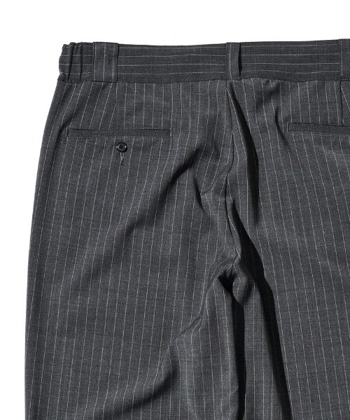 ACANTHUS（アカンサス）の「mp15424- Stripe Tropical Wool Pants ウールストライプパンツ(PT2701)（その他パンツ・メンズ・チャコール/ブラック・XL/L/M/S）」の19枚目の写真