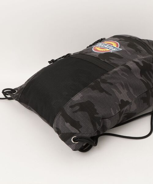 Dickies(ディッキーズ)の「【DICKIES/ディッキーズ】ICON LOGO KNAPSACK / ナップサック 81932400(バックパック/リュック・メンズ・チャコールグレー/グリーン系その他・FREE)」の6枚目の写真