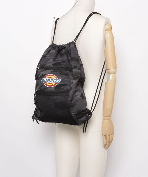 Dickies(ディッキーズ)の「【DICKIES/ディッキーズ】ICON LOGO KNAPSACK / ナップサック 81932400(バックパック/リュック・メンズ・チャコールグレー/グリーン系その他・FREE)」の8枚目の写真