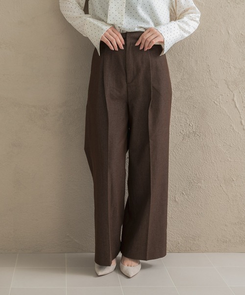 URBAN RESEARCH ROSSO WOMEN(アーバンリサーチ ロッソ)の「PERFECT DENIM SLACKS(デニムパンツ・レディース・ブラウン/インディゴブルー・36/38)」の16枚目の写真