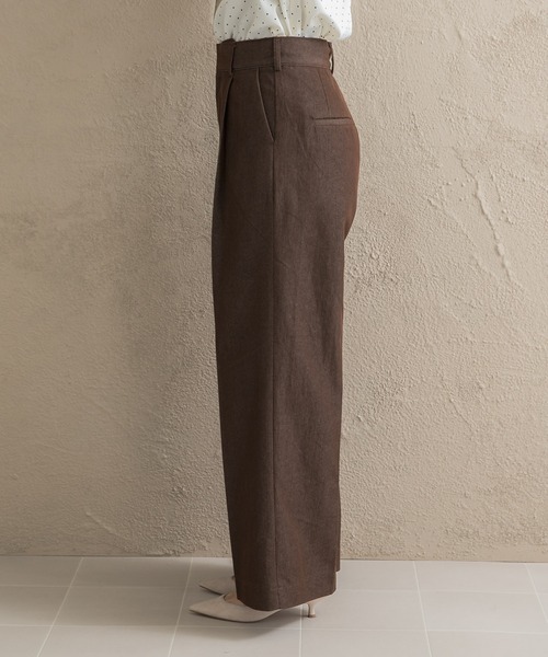 URBAN RESEARCH ROSSO WOMEN(アーバンリサーチ ロッソ)の「PERFECT DENIM SLACKS(デニムパンツ・レディース・ブラウン/インディゴブルー・36/38)」の19枚目の写真