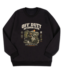 OFF DUTY オーバーサイズ 特殊両面スウェットシャツ ブラック