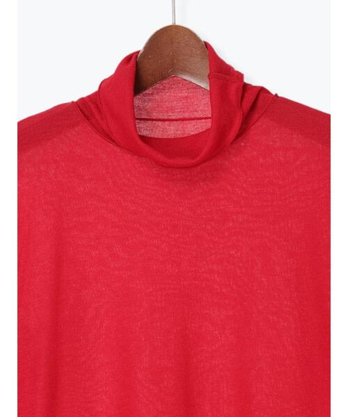 Te chichi(テチチ)の「配色レイヤードハイネックプルオーバー(Tシャツ/カットソー・レディース・レッド/チャコールグレー/オフホワイト・F)」の15枚目の写真