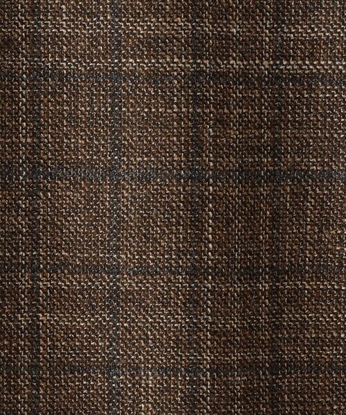 TOMORROWLAND collection(トゥモローランドコレクション)の「SILK AIR GLEN CHECK ダブルブレストジャケット(テーラードジャケット・レディース・ブラウン系/ネイビー・38/36)」の15枚目の写真