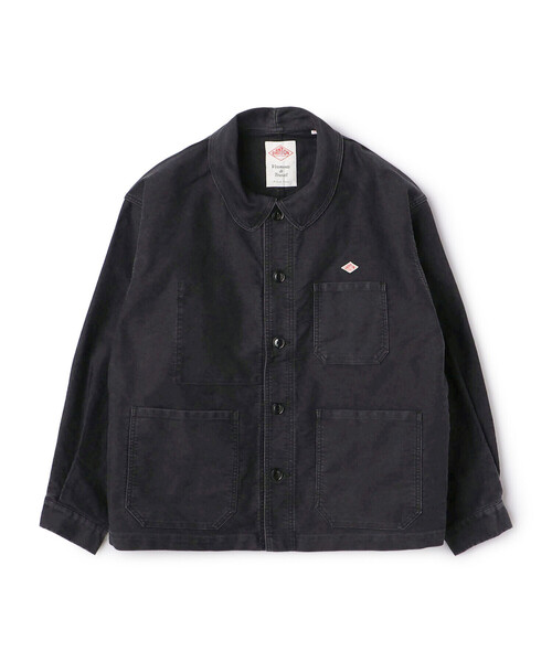 DANTON(ダントン)の「Men's Moleskin Wide Coverall Jacket(ダウンジャケット/コート・メンズ・ブラック/ネイビー・40/42/44)」の2枚目の写真