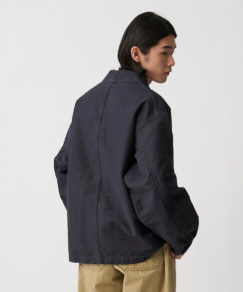 DANTON(ダントン)の「Men's Moleskin Wide Coverall Jacket(ダウンジャケット/コート・メンズ・ブラック/ネイビー・40/42/44)」の5枚目の写真
