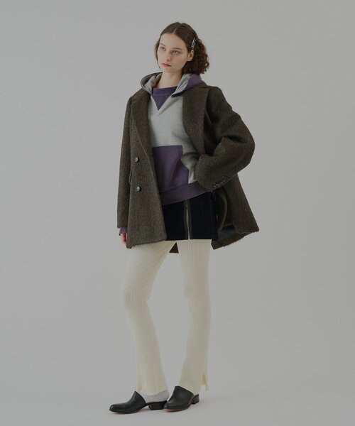 WHIMSIC(ウィムジック)の「【UNISEX】シャギーダブルブレストジャケット(テーラードジャケット・メンズ・ブラウン/モカ・FREE)」の14枚目の写真