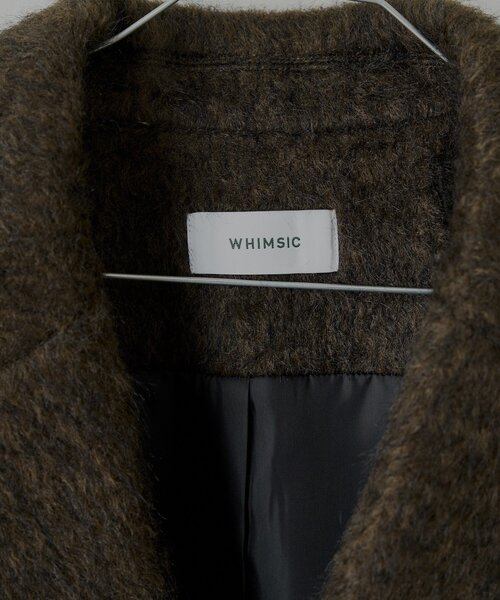 WHIMSIC(ウィムジック)の「【UNISEX】シャギーダブルブレストジャケット(テーラードジャケット・メンズ・ブラウン/モカ・FREE)」の17枚目の写真