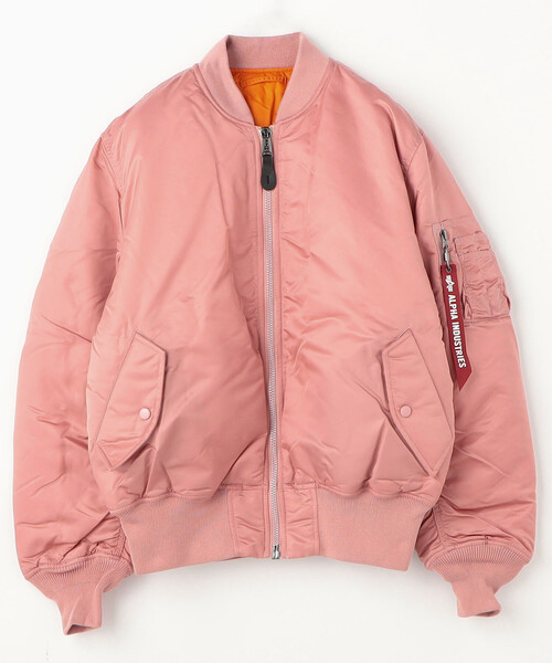 Alpha Industries(アルファインダストリーズ)の「ALPHA/アルファ MA-1 HERITAGE FIT FLIGHT JACKET/MA1 ヘリテージフィット フライトジャケット(ブルゾン・メンズ・ダークグレー/インディゴブルー/シルバー/グレー/キャメル/ワインレッド/ピンク/ベージュ/ブラック・MEDIUM/X-LARGE/LARGE)」の7枚目の写真