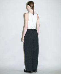 my beautiful landlet（マイビューティフルランドレット）の「【my beautiful landlet】 MILAN RIB CUT-OFF WIDE EASY PANTS（その他パンツ）」