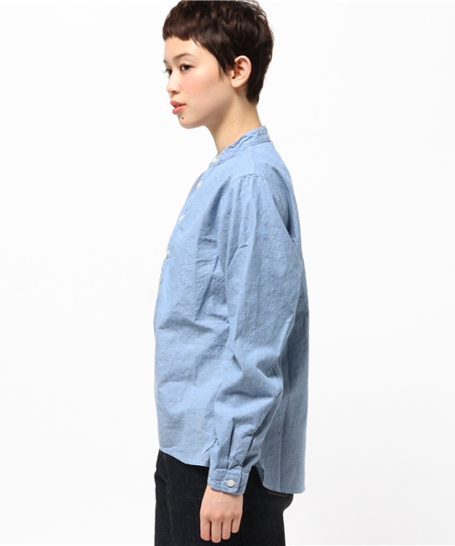 CIAOPANIC（チャオパニック）の「【ONES STROKE】　LACEUPDUNGAREE（シャツ/ブラウス・レディース・ブルー・FREE）」の3枚目の写真