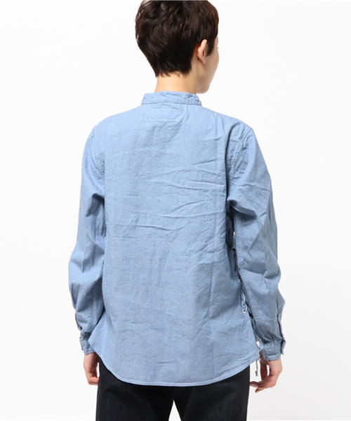 CIAOPANIC（チャオパニック）の「【ONES STROKE】　LACEUPDUNGAREE（シャツ/ブラウス・レディース・ブルー・FREE）」の4枚目の写真
