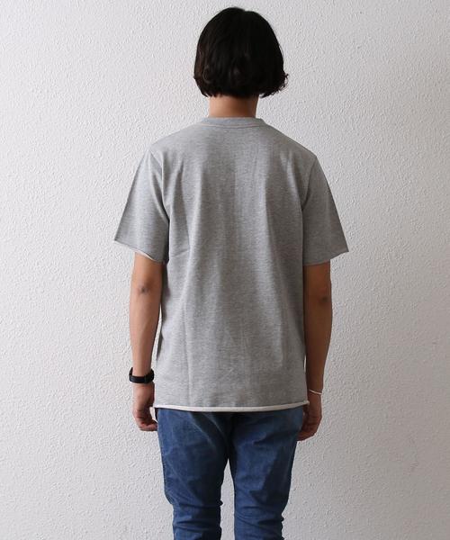 coen(コーエン)の「ミニミニ裏毛カットオフ半袖スウェット(スウェット・メンズ・グレー/ネイビー・MEDIUM/SMALL/X-LARGE/LARGE)」の5枚目の写真