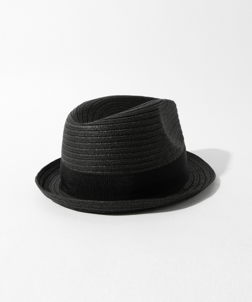 B:MING by BEAMS（ビーミングバイビームス）の「ビーミング by ビームス / ペーパー中折ハット（ハット・メンズ・ブラック/ベージュ・ONE SIZE）」の5枚目の写真