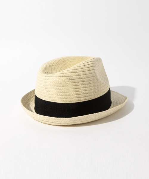 B:MING by BEAMS（ビーミングバイビームス）の「ビーミング by ビームス / ペーパー中折ハット（ハット・メンズ・ブラック/ベージュ・ONE SIZE）」の10枚目の写真