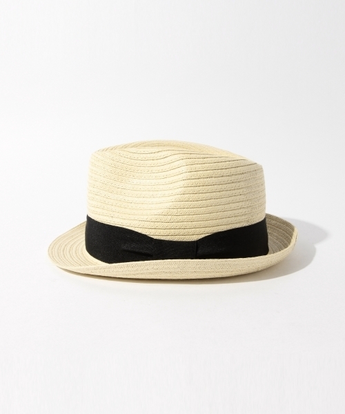 B:MING by BEAMS（ビーミングバイビームス）の「ビーミング by ビームス / ペーパー中折ハット（ハット・メンズ・ブラック/ベージュ・ONE SIZE）」の11枚目の写真