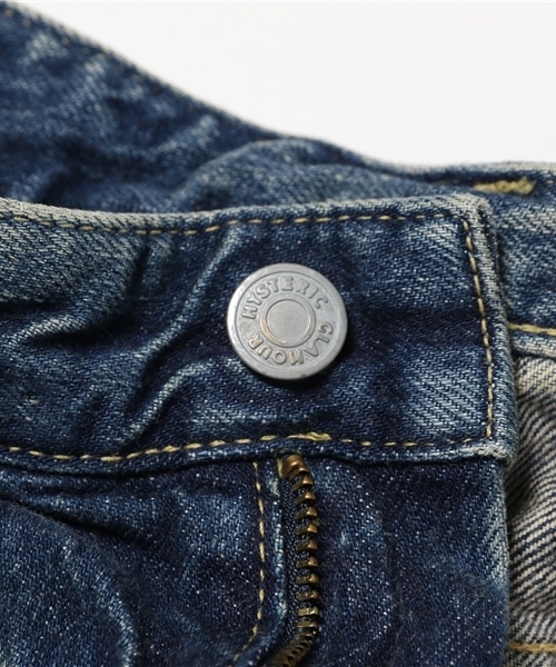 HYSTERIC GLAMOUR(ヒステリックグラマー)の「RW加工デニム ショートPT(デニムパンツ・レディース・インディゴブルー・MEDIUM/XX-SMALL/X-SMALL/SMALL)」の3枚目の写真