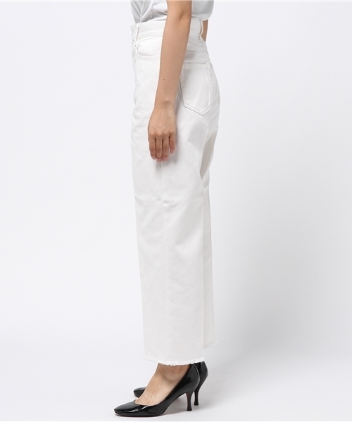 Banner Barrett（バナーバレット）の「カツラギセンタープレスストレートパンツ（その他パンツ・レディース・ホワイト/グリーン/ベージュ・38/36）」の5枚目の写真