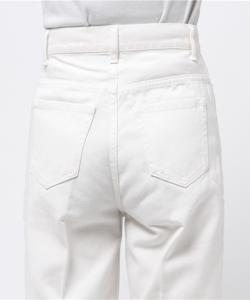 Banner Barrett（バナーバレット）の「カツラギセンタープレスストレートパンツ（その他パンツ・レディース・ホワイト/グリーン/ベージュ・38/36）」の8枚目の写真