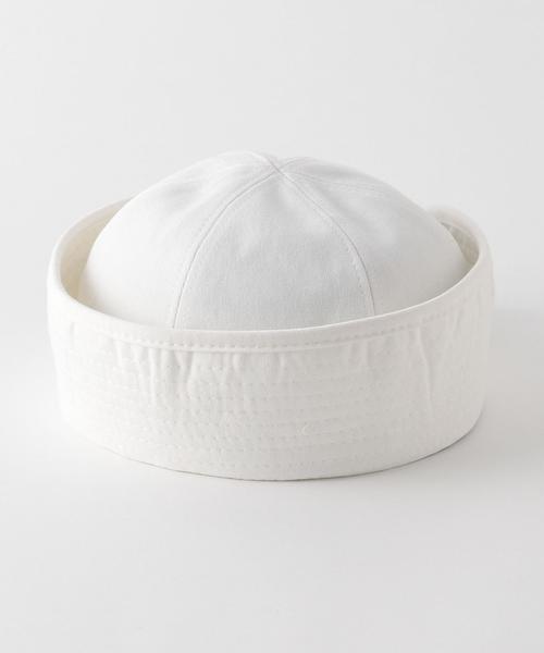 Another Edition(アナザーエディション)の「マリンハット◆(ハット・レディース・オフホワイト/ネイビー・FREE)」の2枚目の写真