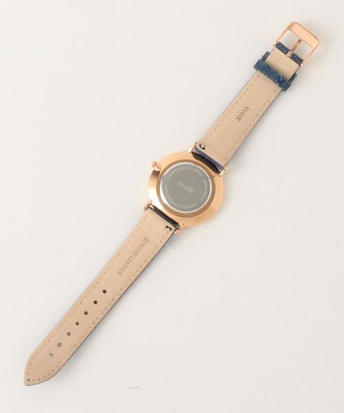 BEAUTY&YOUTH UNITED ARROWS（ビューティーアンドユースユナイテッドアローズ）の「＜CLUSE＞デニム 38mmフェイスウォッチ/ピンクゴールドカラー ◆（アナログ腕時計・レディース・コバルトブルー・FREE）」の8枚目の写真