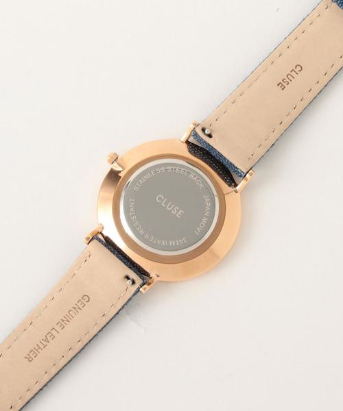 BEAUTY&YOUTH UNITED ARROWS（ビューティーアンドユースユナイテッドアローズ）の「＜CLUSE＞デニム 38mmフェイスウォッチ/ピンクゴールドカラー ◆（アナログ腕時計・レディース・コバルトブルー・FREE）」の9枚目の写真
