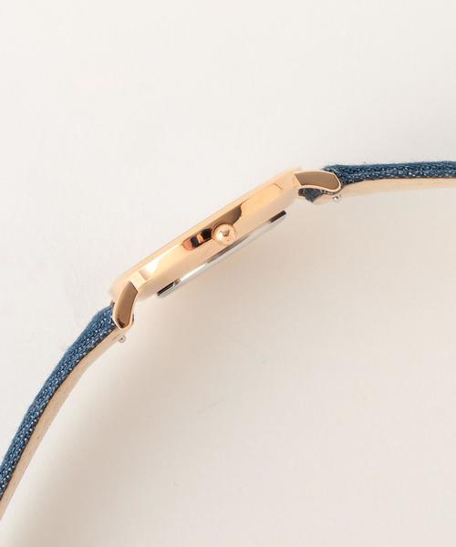 BEAUTY&YOUTH UNITED ARROWS（ビューティーアンドユースユナイテッドアローズ）の「＜CLUSE＞デニム 38mmフェイスウォッチ/ピンクゴールドカラー ◆（アナログ腕時計・レディース・コバルトブルー・FREE）」の10枚目の写真
