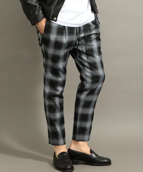 BEAUTY&YOUTH UNITED ARROWS(ビューティーアンドユースユナイテッドアローズ)の「BY TW イージー アンクルパンツ ◆(スラックス・メンズ・ブラック/ネイビー/その他1・LARGE/X-LARGE/MEDIUM/SMALL)」の4枚目の写真