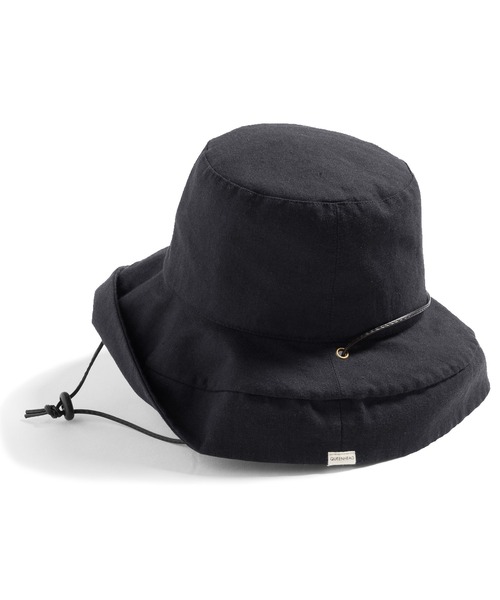 QUEENHEAD（クイーンヘッド）の「紐付きブリムフレンチハット（ハット・レディース・ナチュラル/ブルー/ライトグレー/ダークネイビー/グレイッシュベージュ/カーキ/ブラック/グレー系その他/ライトグリーン/チャコールグレー/ブラウン/オフホワイト・XX-LARGE/FREE/X-LARGE）」の14枚目の写真