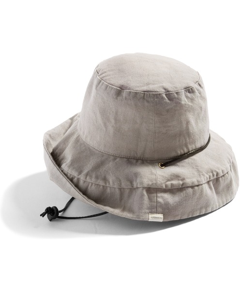 QUEENHEAD（クイーンヘッド）の「紐付きブリムフレンチハット（ハット・レディース・ナチュラル/ブルー/ライトグレー/ダークネイビー/グレイッシュベージュ/カーキ/ブラック/グレー系その他/ライトグリーン/チャコールグレー/ブラウン/オフホワイト・XX-LARGE/FREE/X-LARGE）」の17枚目の写真