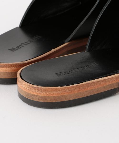 BEAUTY&YOUTH UNITED ARROWS(ビューティーアンドユースユナイテッドアローズ)の「<MERITXELL>レザークロスサンダル ◆(サンダル・レディース・オフホワイト/ブラック・38/37/39/36)」の10枚目の写真