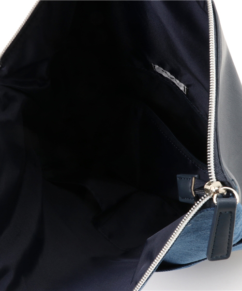 WEGO(ウィゴー)の「WEGO/口折れクラッチバッグ(クラッチバッグ・メンズ・ネイビー/ホワイト/ブラック/その他1・FREE)」の7枚目の写真