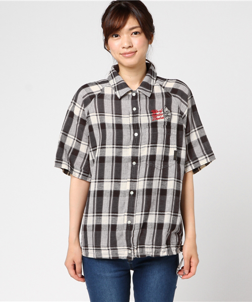 HYSTERIC GLAMOUR(ヒステリックグラマー)の「TALE OF VOODOO ZOMBIES刺繍 ルーズシャツ(シャツ/ブラウス・レディース・レッド系その他/グリーン系その他/グレー系その他・FREE)」の19枚目の写真