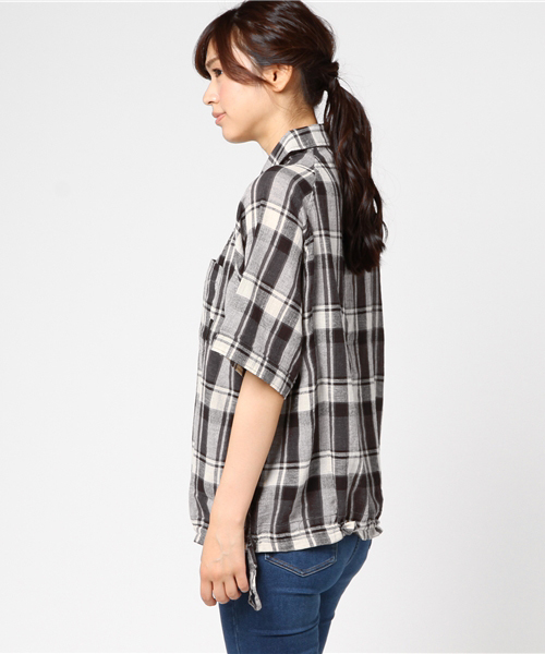 HYSTERIC GLAMOUR(ヒステリックグラマー)の「TALE OF VOODOO ZOMBIES刺繍 ルーズシャツ(シャツ/ブラウス・レディース・レッド系その他/グリーン系その他/グレー系その他・FREE)」の18枚目の写真