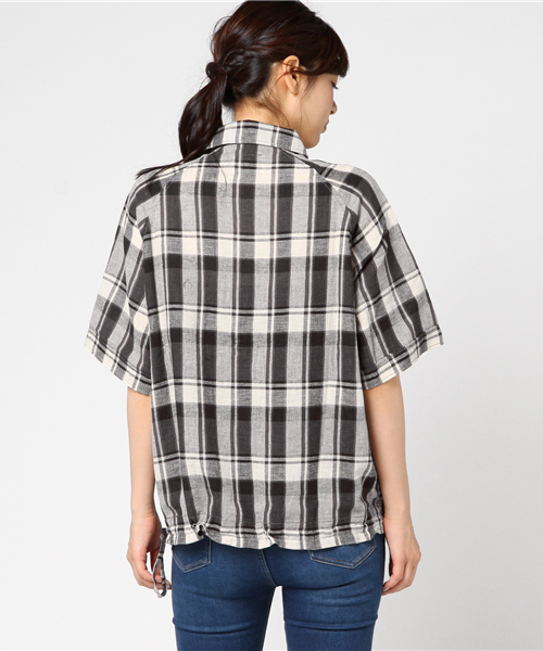 HYSTERIC GLAMOUR(ヒステリックグラマー)の「TALE OF VOODOO ZOMBIES刺繍 ルーズシャツ(シャツ/ブラウス・レディース・レッド系その他/グリーン系その他/グレー系その他・FREE)」の17枚目の写真