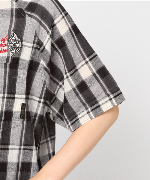 HYSTERIC GLAMOUR(ヒステリックグラマー)の「TALE OF VOODOO ZOMBIES刺繍 ルーズシャツ(シャツ/ブラウス・レディース・レッド系その他/グリーン系その他/グレー系その他・FREE)」の15枚目の写真