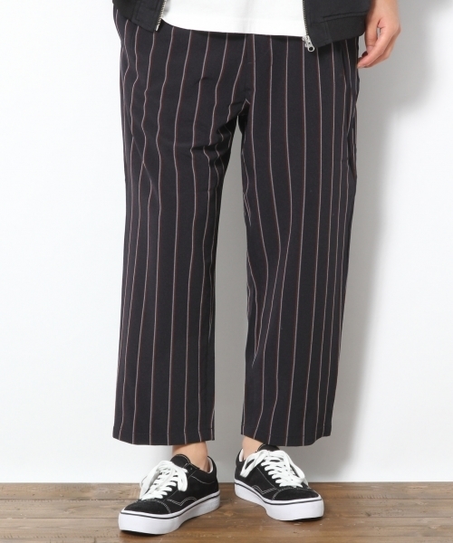 RAGEBLUE(レイジブルー)の「レジメンタルワイドアンクルパンツ/766290(その他パンツ・メンズ・ブラック/ネイビー・MEDIUM/LARGE)」の1枚目の写真