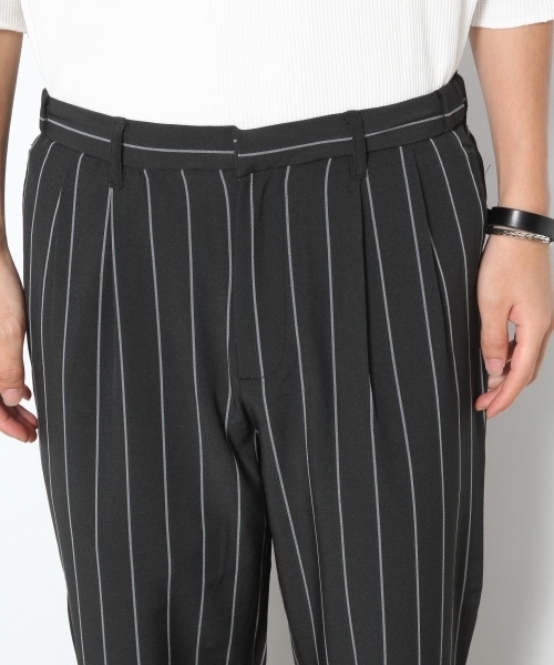 RAGEBLUE(レイジブルー)の「レジメンタルワイドアンクルパンツ/766290(その他パンツ・メンズ・ブラック/ネイビー・MEDIUM/LARGE)」の5枚目の写真