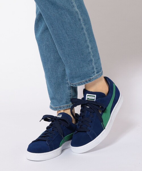 SHIPS(シップス)の「PUMA:SUEDE CLASSIC+(スニーカー・レディース・ブルー/ワイン・35/30/45/25/40)」の8枚目の写真