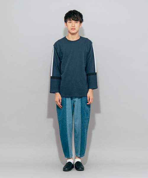 SENSE OF PLACE by URBAN RESEARCH(センスオブプレイスバイアーバンリサーチ)の「スリーブプリントロンTシャツ(Tシャツ/カットソー・メンズ・グリーン/グレー・MEDIUM/LARGE)」の5枚目の写真