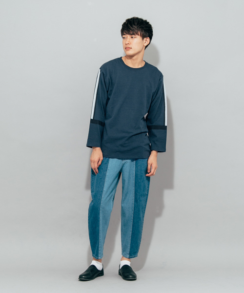 SENSE OF PLACE by URBAN RESEARCH(センスオブプレイスバイアーバンリサーチ)の「スリーブプリントロンTシャツ(Tシャツ/カットソー・メンズ・グリーン/グレー・MEDIUM/LARGE)」の6枚目の写真