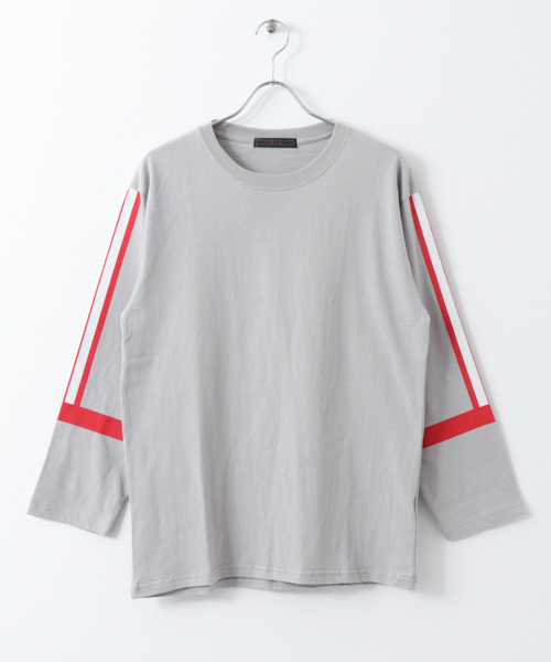 SENSE OF PLACE by URBAN RESEARCH(センスオブプレイスバイアーバンリサーチ)の「スリーブプリントロンTシャツ(Tシャツ/カットソー・メンズ・グリーン/グレー・MEDIUM/LARGE)」の14枚目の写真