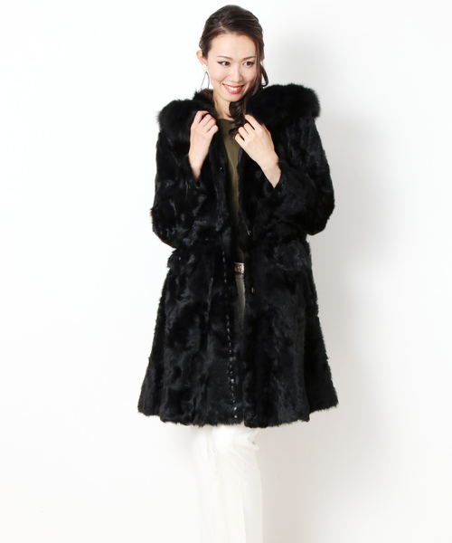 カルガンラムファーコート（その他アウター）｜sankyo shokai