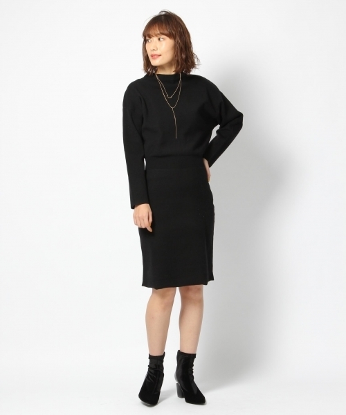 laboratory work（ラボラトリーワーク）の「ボトルネックワンピース（ワンピース・レディース・ブラック/グリーン/ベージュ系その他・MEDIUM）」の20枚目の写真