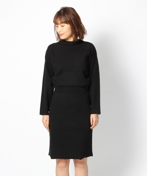 laboratory work（ラボラトリーワーク）の「ボトルネックワンピース（ワンピース・レディース・ブラック/グリーン/ベージュ系その他・MEDIUM）」の15枚目の写真