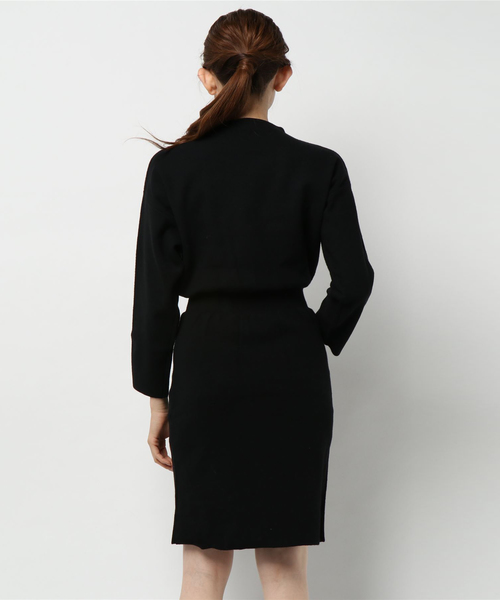 laboratory work（ラボラトリーワーク）の「ボトルネックワンピース（ワンピース・レディース・ブラック/グリーン/ベージュ系その他・MEDIUM）」の4枚目の写真