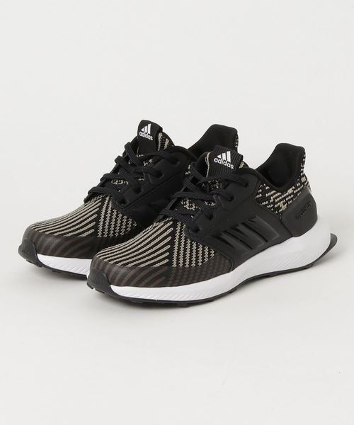 adidas（アディダス）の「ラピダラン ニット [RapidaRun KNIT C]（スニーカー・キッズ・ブラック系その他/グレー系その他・17.0cm/18.5cm/19.0cm/20.0cm/21.0cm/21.5cm/20.5cm/18.0cm/19.5cm/17.5cm）」の2枚目の写真