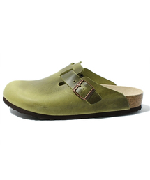 BIRKENSTOCK オリーブグリーン サボサンダル 43 Birkenstock オリーブグリーン サボ・クロッグサンダル - メルカリ